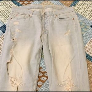 Sexy distressed skinny ripped jeans, Seven7 brand